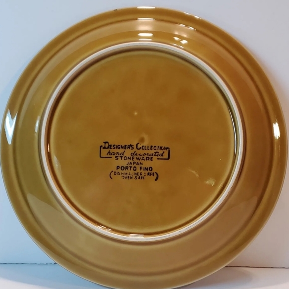Porto Fino Salad Plate Replacement Stoneware Japan  7.25" Designer's Collection - Picture 2 of 5